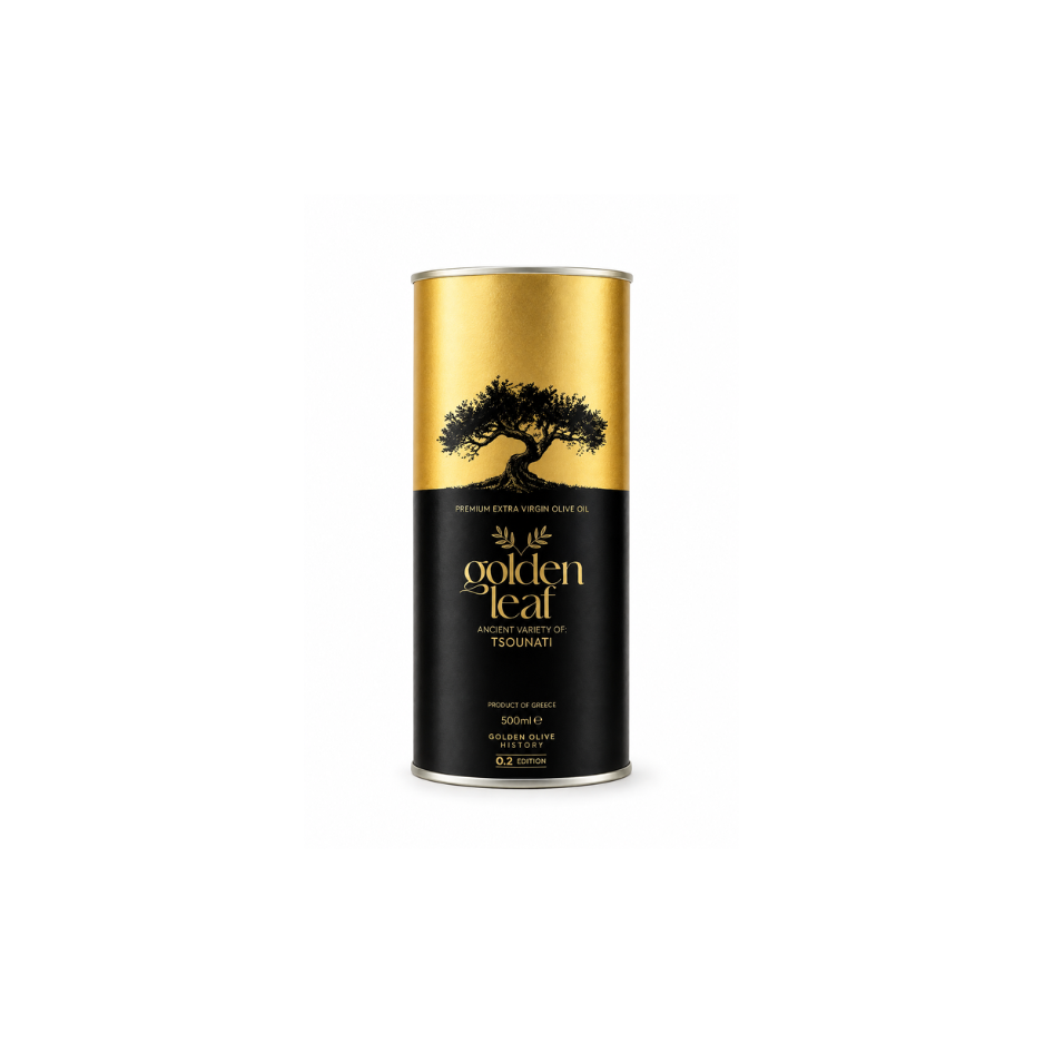 Golden Leaf Tsounati Extra Virgin Olive Oil 500ml – Crete