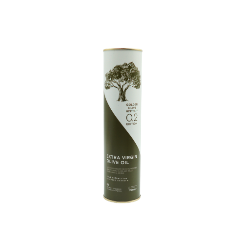 Greek Extra Virgin Olive Oil 750ml Tin - Golden Olive History - Crete