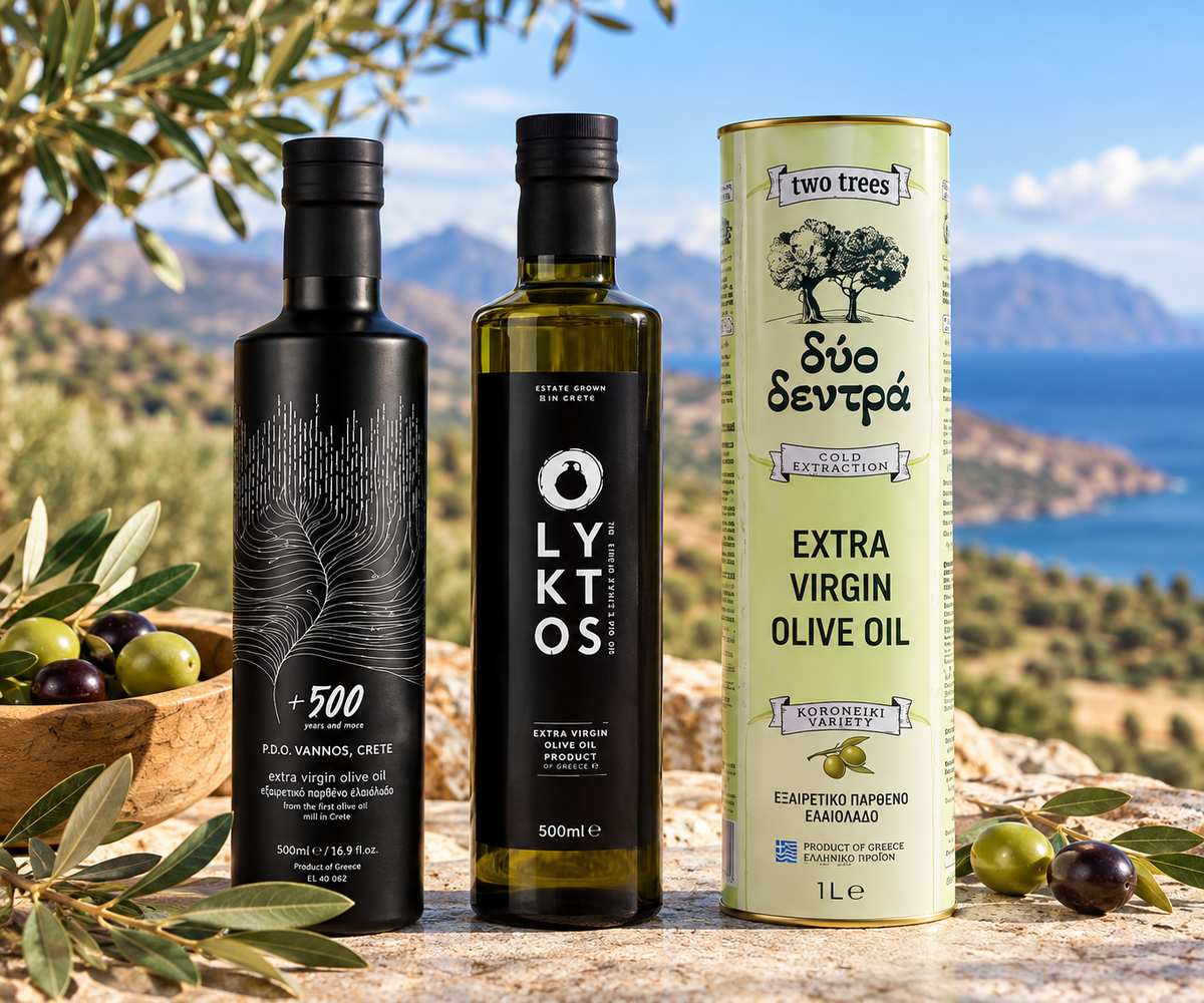 Taste of Crete – Greek Extra Virgin Olive Oil Discovery Box | 2L